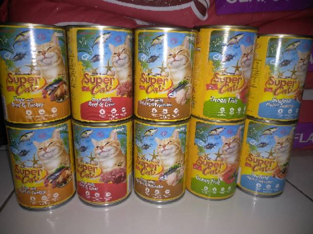 Super Cat Kaleng / Super Cat Wetfood 400GR / Makanan basah kaleng