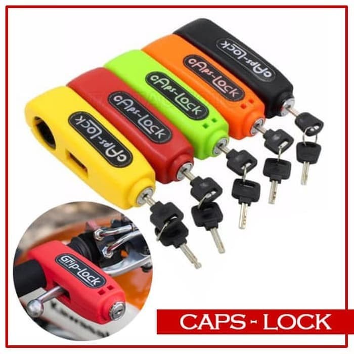 CAPS LOCK GEMBOK PENGAMAN STANG GAS/KOPLING MOTOR