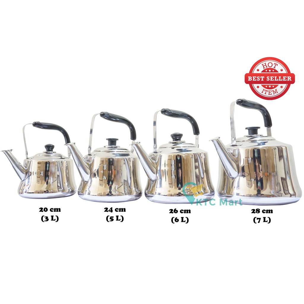 KTCmart - TAJIMAWA Kettle masak air uk. 20 cm (Bunyi) / Teko / Ceret