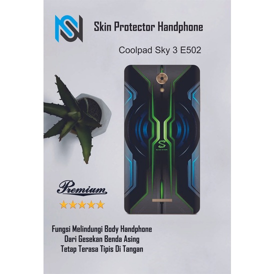 2pcs Garskin HP Coolpad Sky 3 E502 Motif ttt - Custom motif via chat