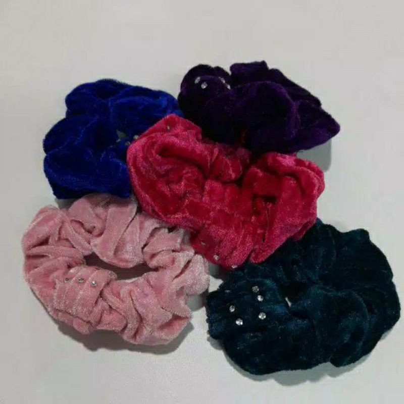 ikat rambut mata dewasa isi 6pcs