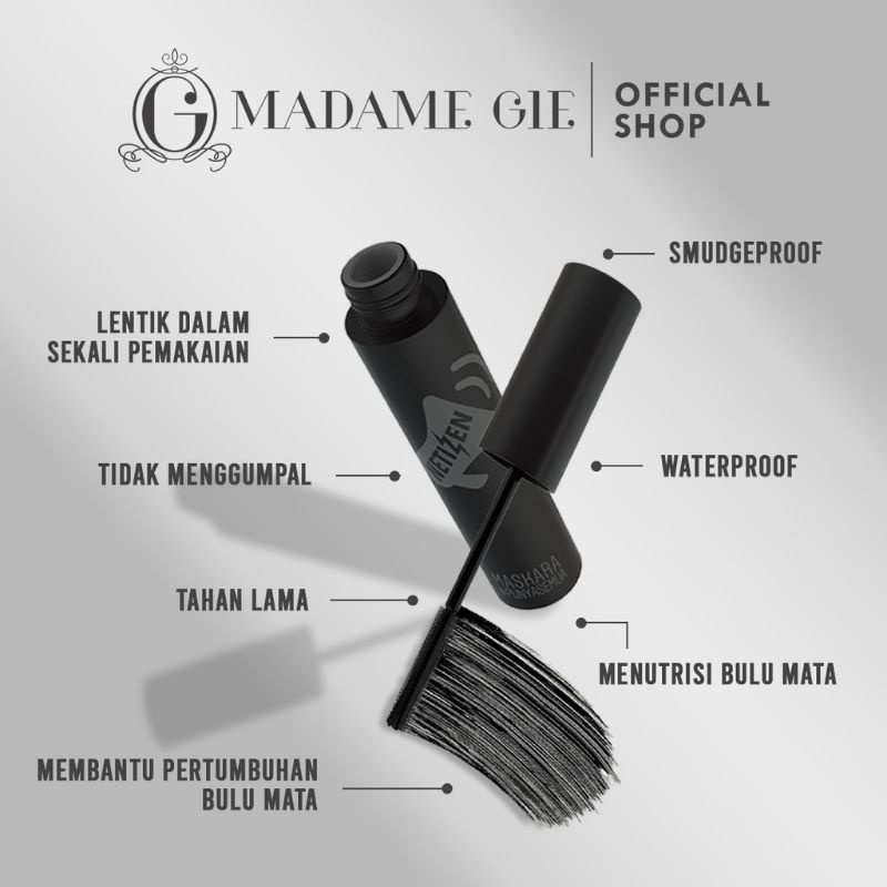 Madame Gie Mascara Netizen | Make Up Maskra Waterproof