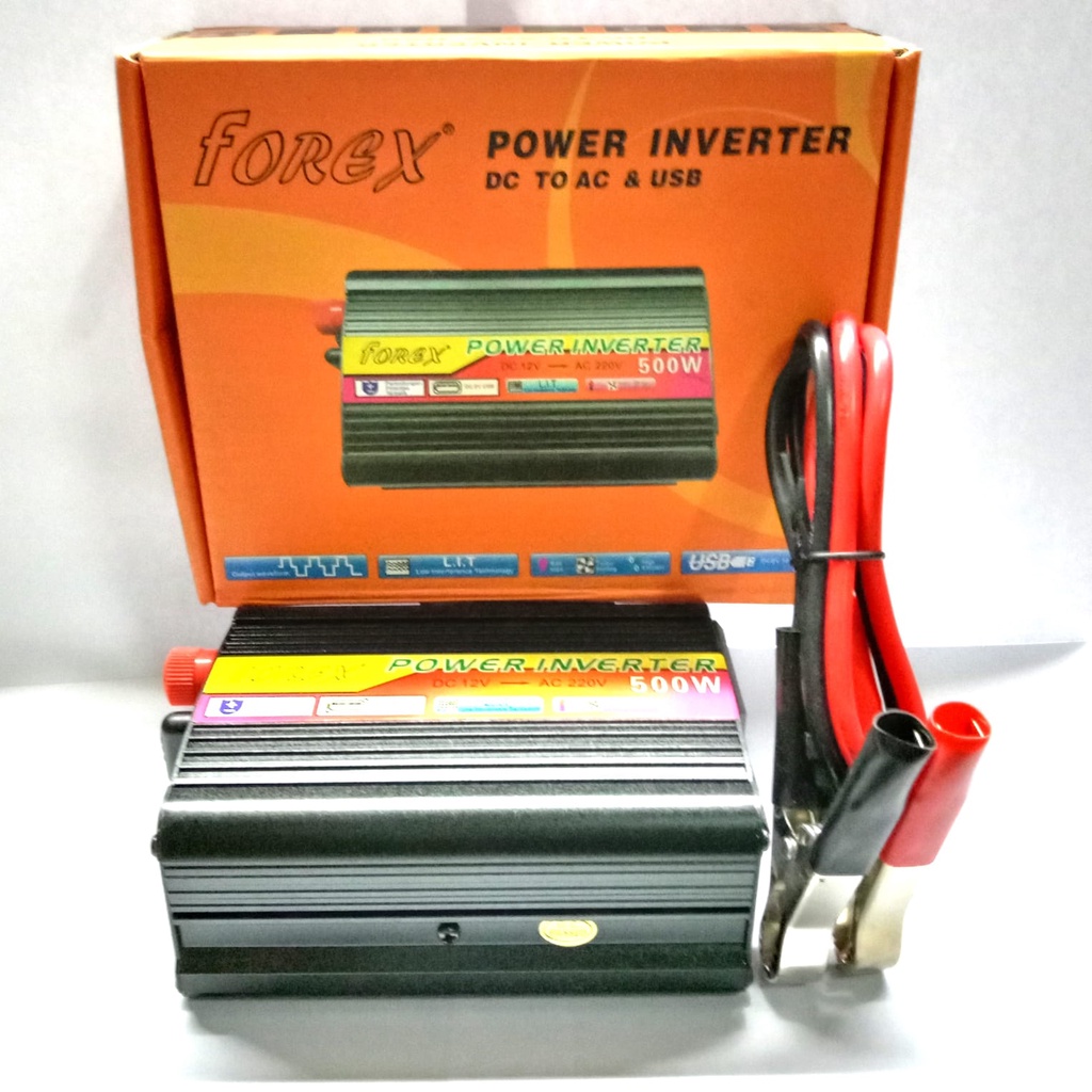 INVERTER 12V DC TO 220V AC 500 WATT FOREX