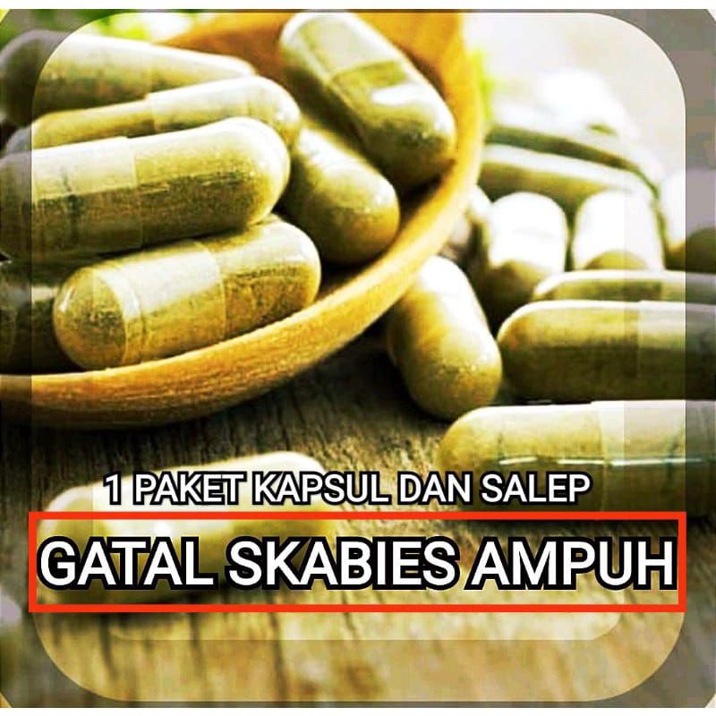 Obat kulit,EKSIM,SKABIES,DLL. 30 kapsul + 20gr salep