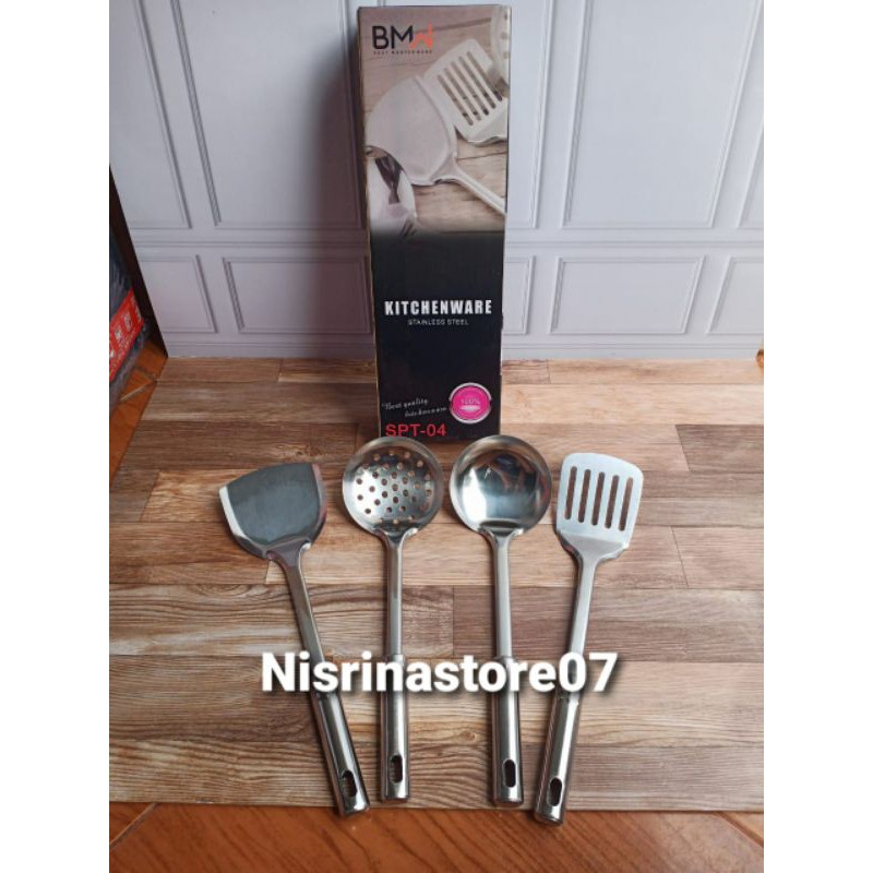 4 pcs sodet staimless BMW / spatula set / irus stainless / sodet