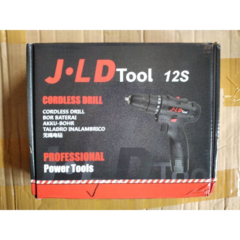 Bor Baterai JLD 12S 12V Bor Drill 1 Baterai Bor Charge