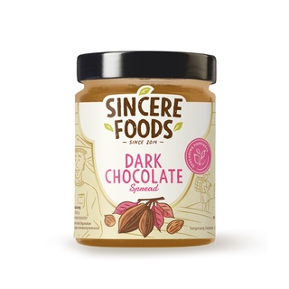 Dark Chocolate Spread Almond Hazelnut Sincere Foods / Selai Coklat Vegan 300g