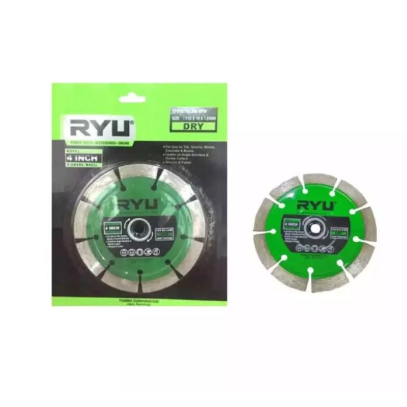 Ryu Pisau Potong Keramik 4 Inch Diamond Whell Dry