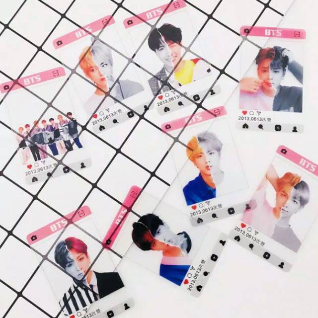 BTS Transparan Photocard
