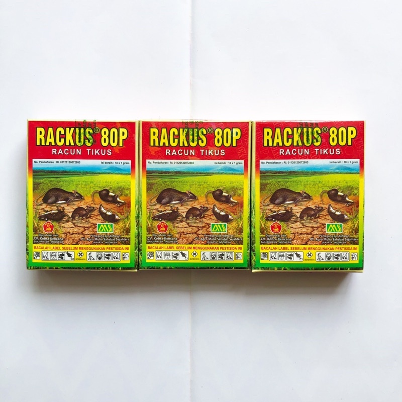 (1 Pcs) Racun Tikus Rackus 80p