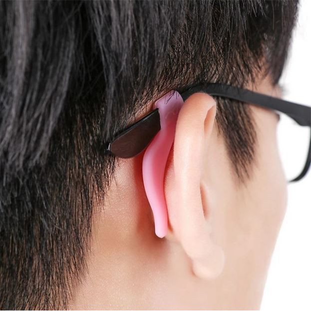 Ear hook penahan kacamata hook kacamata silikon panjang nyaman simpel