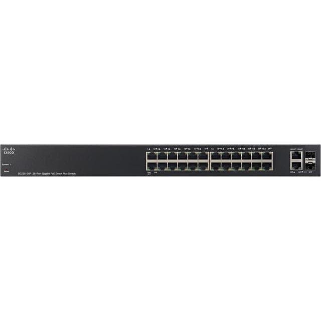 Cisco Sg220-26-k9-eu 26-port Gigabit Smart Plus Switch With Smartnet