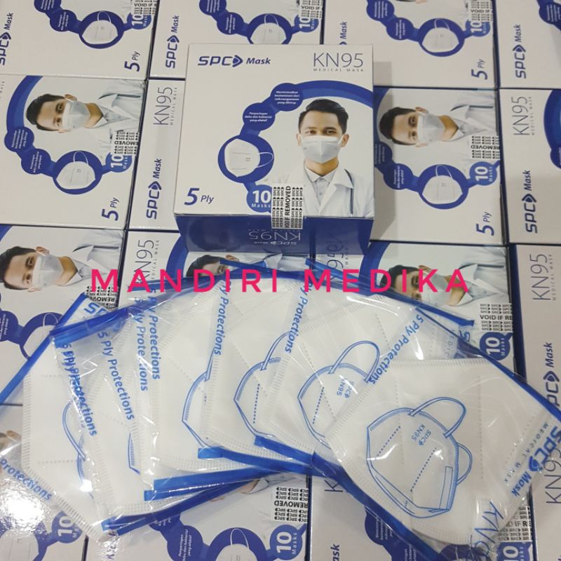 Masker KN95 Medis KEMENKES bersegel Original SPC