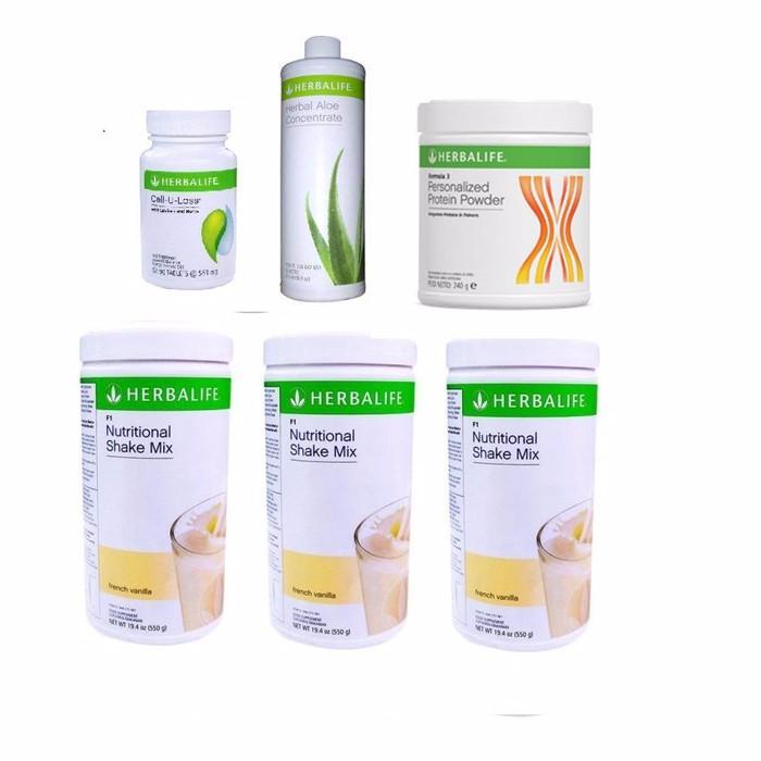 Jual HERBALIFE/F1 TOSERASERA ORIGINAL 1000(3 VAN+ 1 CELL+ 1 ALOE+ 1
