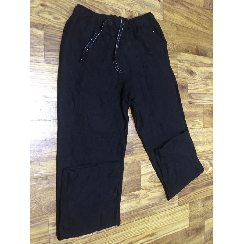 Celana Sweetpants/Celana Training Uniqlo Hitam Second Preloved