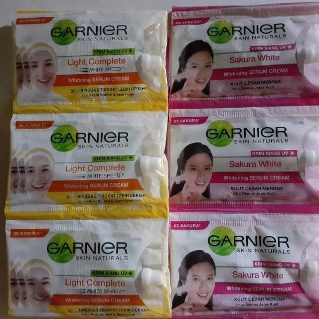 Garnier Sakura White/ Garnier Light Complete Sachet 7ml