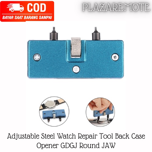 CASE OPENER ALAT PEMBUKA JAM TANGAN SISTEM DERAT SCREW CASE REMOVER BIRU