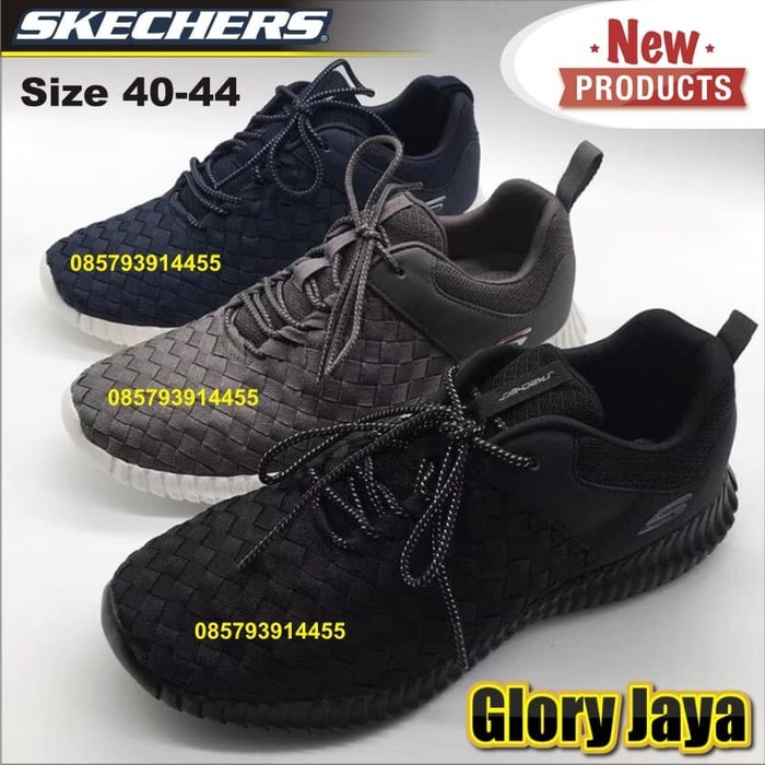 Skechers / Sepatu Skechers / Skechers Original / skechers pria - Hitam- 41