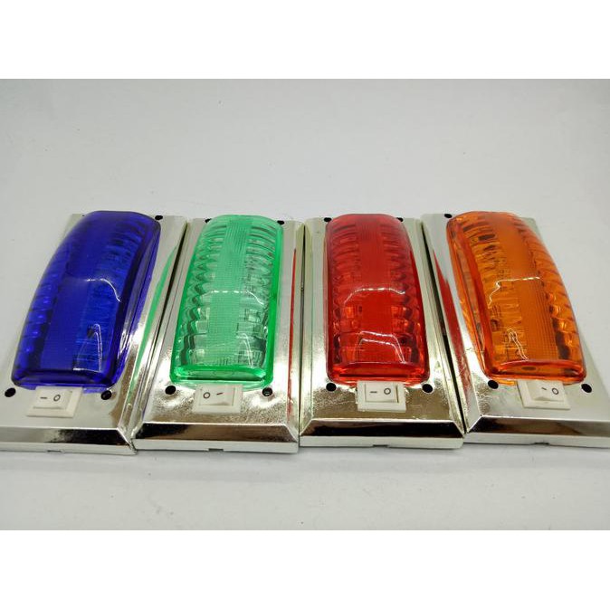 lampu sein tempel variasi truk mobil - Biru