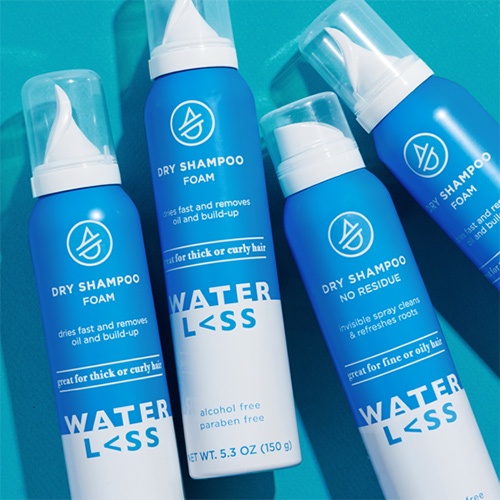 Dry Shampoo shampo kering No Residue Waterless Spray Foam