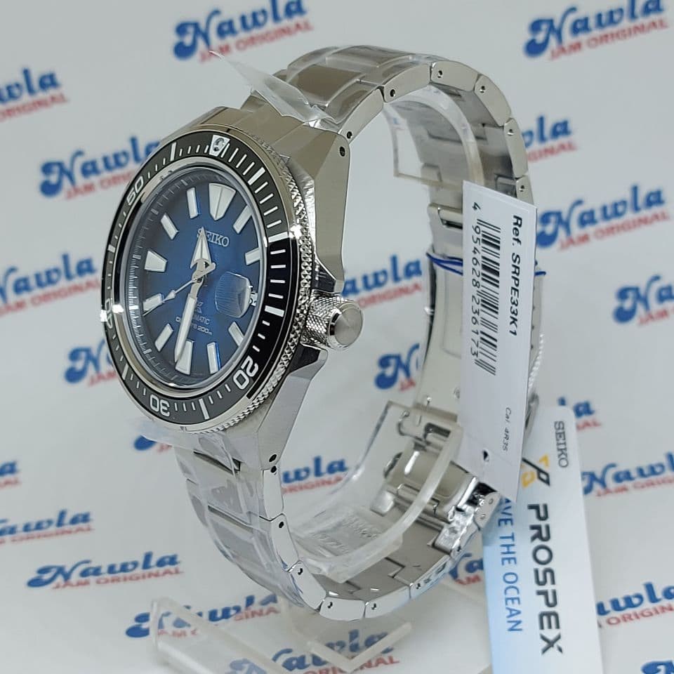 Seiko Prospex SRPE33K1 King Samurai Manta Ray Divers - Jam Tangan Pria SRPE33 Save the Ocean