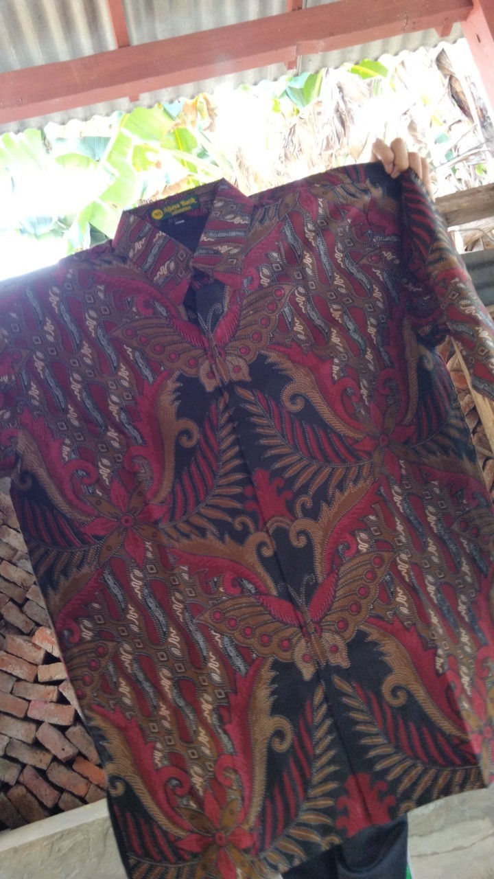 Batik Kupu Mahkota Full Furing Katun Halus Sragenan Size M-xxl Asli Solo High Quality
