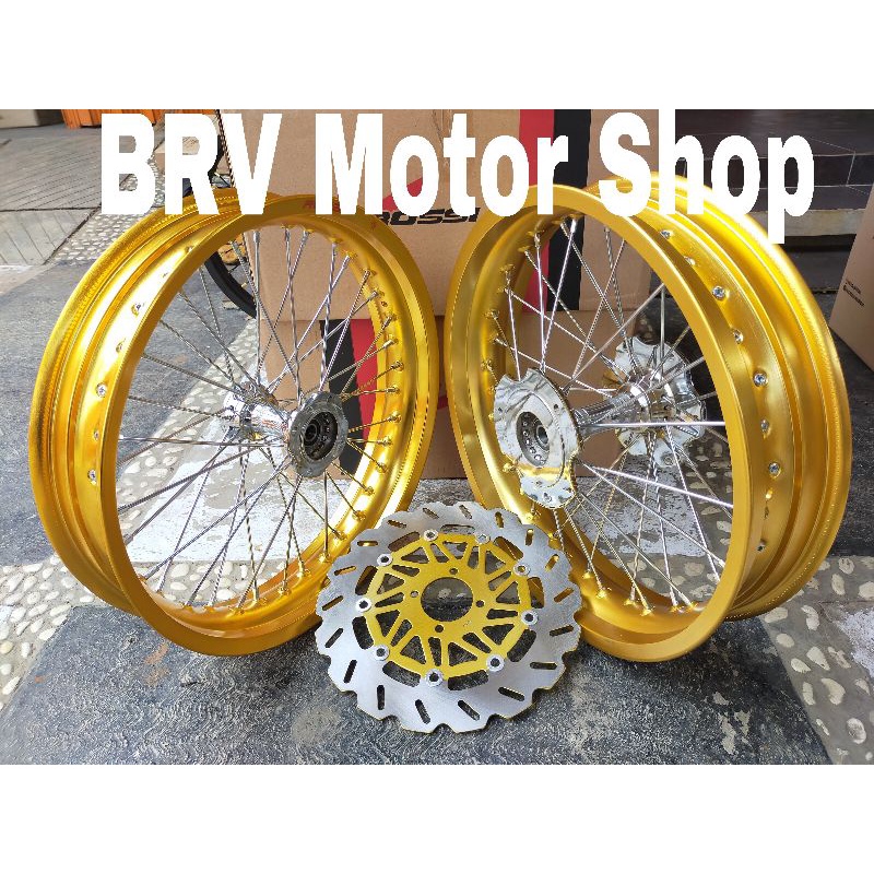 VELG JARI JARI NINJA 250 CC FI KARBU DLL - VELG NINJA 250 CC TROMOL BECAK RING 17