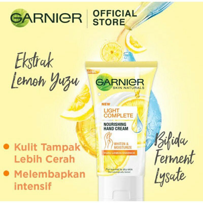 GARNIER NOURSING HAND CREAM 50ml&amp;Garnier Hand Sanitezer 50ml