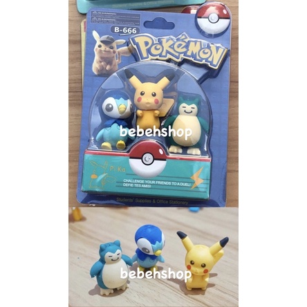 

Set Lengkap Penghapus Pikachu Eraser Pokemon Stip