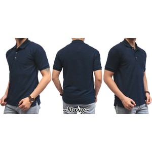 POLO POLOS NAVY / KAOS KERAH POLOS NAVY / POLO POLOS / WARNA / POLO KERAH / POLO SHIRT / KERAH POLOS