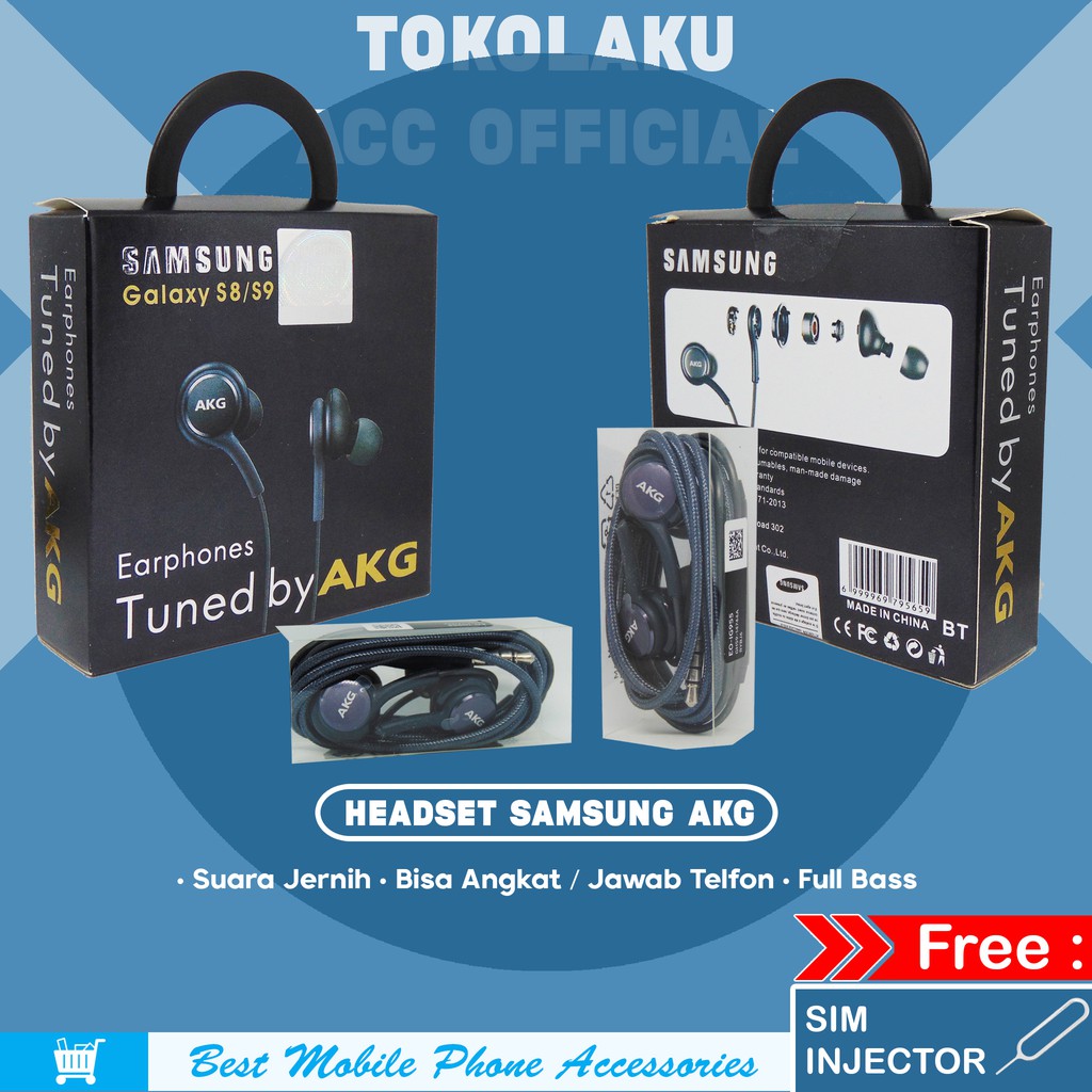 Headset Samsung AKG Original Earphone Samsung AKG Original Handset Samsung AKG Original Headset Orig