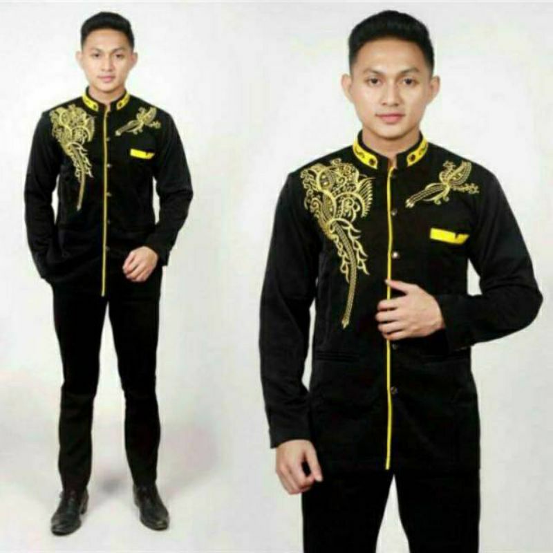 Jasko bordir masa kini, jasko bordir elegan size M,L,XL