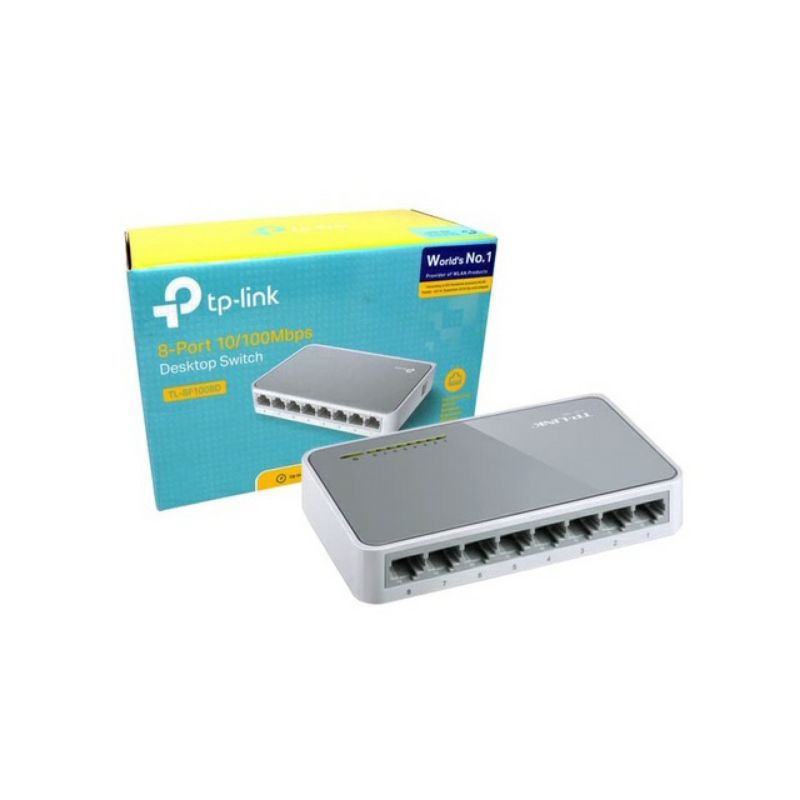 TP-Link TL-SF1008D 8 port Desktop Switch Hub 10/100Mbps Tplink