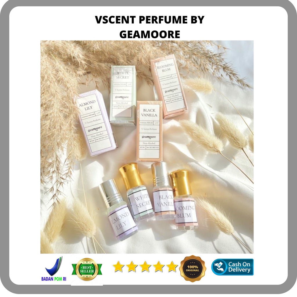 [ORIGINAL] VSCENT PERFUME BY GEAMOORE PARFUM MISS V PARFUM KEWANITAAN 3ml BPOM TERMURAH BEST SELLER