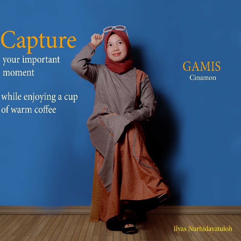 DEANA GAMIS NIBRAS GREY/CINAMON/ GAMIS NIBRAS 2021/GAMIS WANITA TERBARU/GAMIS