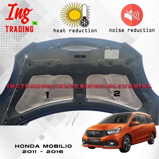 Peredam Panas Kap Mesin mobil Honda Mobilio 2011 - 2016