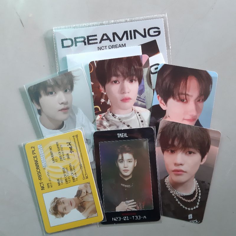 [READ DESKRIPSI] CHENLE SET, JISUNG B Ver NCT DREAM Luggage Dreaming MD Universe, AC ID Taeil Resona