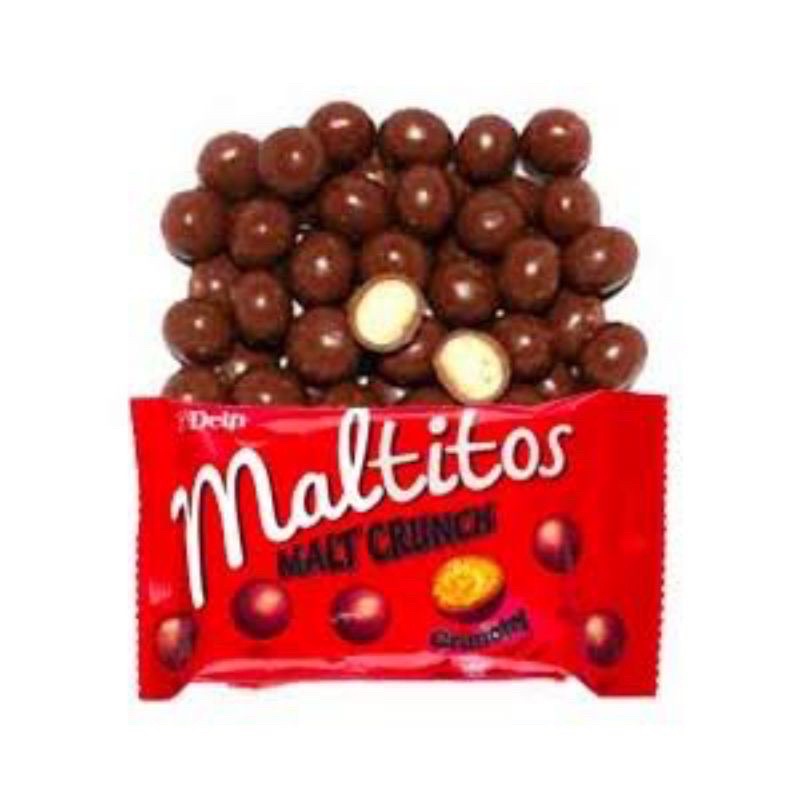 

Coklat Maltitos Malt Crunchy 40gr Cokelat Delfi Maltitos Snack Biskuit Coklat Bandung