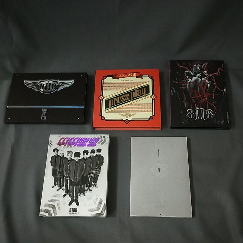 BTOB OFFICIAL ALBUM BTOB PRESS PLAY THRILLER EUNKWANG MINHYUK CHANGSUB HYUNSIK PENIEL ILHOON SUNGJAE