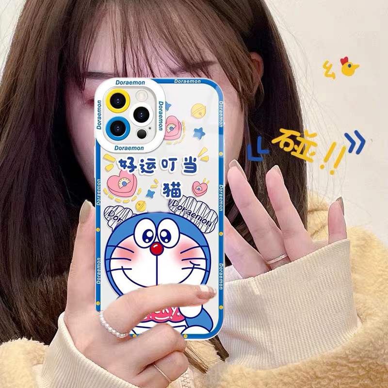 Soft Case TPU Transparan Motif Kucing Untuk Iphone 13 Pro Max / 12 / 11 / XS / XR / X / 8 / 7 / 6 Plus / SE 2020