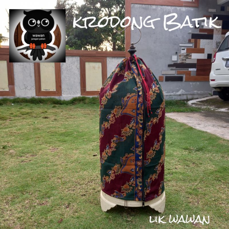 krodong batik, kerodong batik, kerodong lovebird