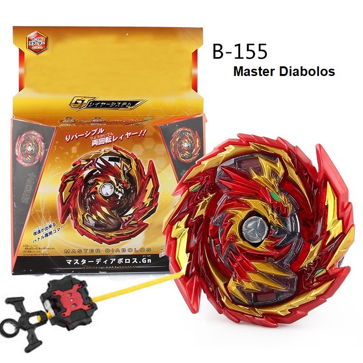 Gasing Beyblade Burst GT Merk Flame B-155 Master Diabolos Generate