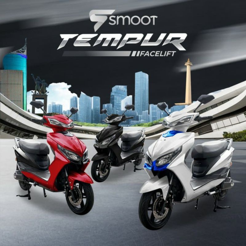 sepeda motor listrik smoot tempur