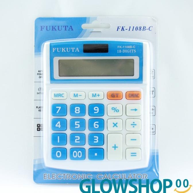

~~~~~] Kalkulator 12 Digit Fukuta FK - 1108B - C