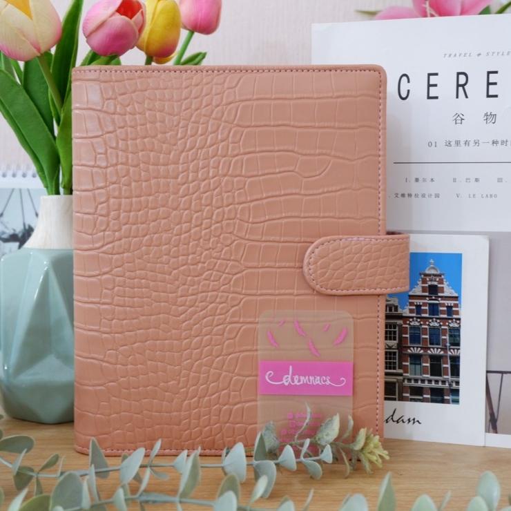 

Pasti Keren Binder A5 20ring B5 26ring Polos Tekstur Croco Croxy Warna Earth Tone Pastel Bumi Gratis Kertas Pulpen | Demnacs