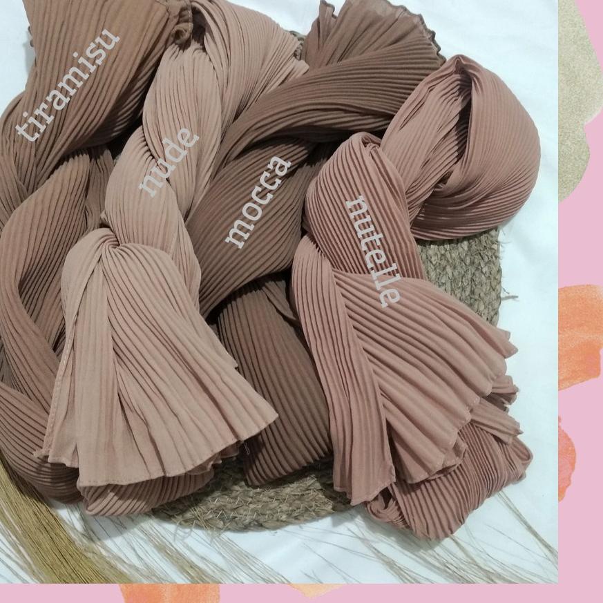 ۩ Pashmina Plisket Lidi Premium Pt. 1 By Ziad Kerudung ❂