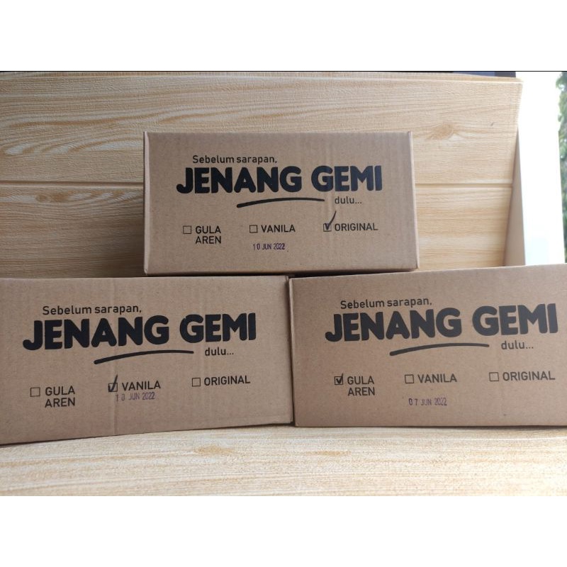 Jenang Gemi 30 sachet, terlaris, asli, solusi maag asam lambung-Vanilla