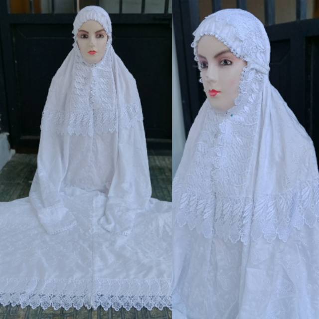 Mukena Terusan sutra jepang