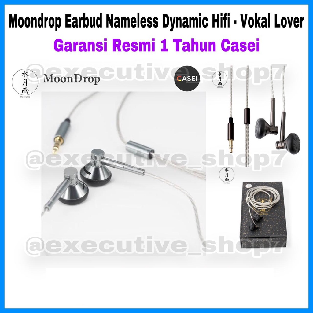 Moondrop Earbud Nameless Dynamic Hifi - Vokal Lover