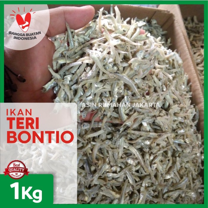 

PROMO Ikan Teri Bontio Super 1Kg / Teri Bontio Super / Ikan Asin